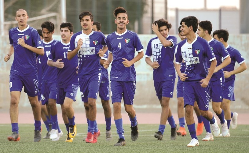 منتخبنا الوطني للشباب يتدرب بمعنويات عالية﻿