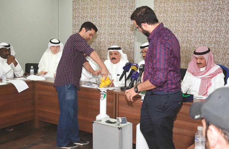 جانب من مراسم القرعة﻿