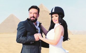 عبير صبري وزوجها د.أيمن البياع﻿
