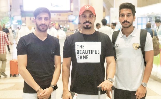 أحمد الزنكي ومحمد خليل مع موفد المركز الإعلامي محمد عوض﻿