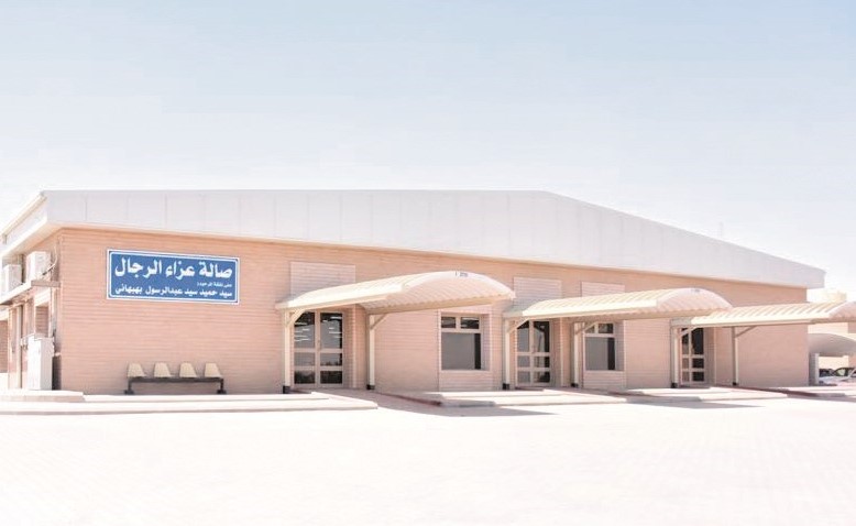 إحدى صالتي العزاء في المقبرة الجعفرية﻿