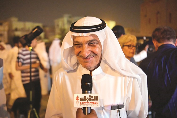 الفلكي عادل السعدون متحدثا إلى الأنباء ﻿