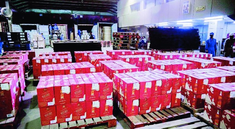 المضبوطات بلغت 539 كرتون خمور﻿