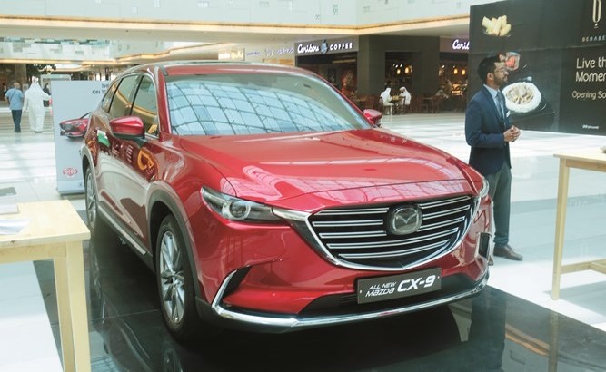 مازدا «الشايع والصقر» تستعرض CX9 في «الأفنيوز»