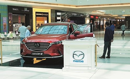 مازدا «الشايع والصقر» تستعرض CX9 في «الأفنيوز»