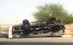 الهاف لوري بعد انقلابها ﻿