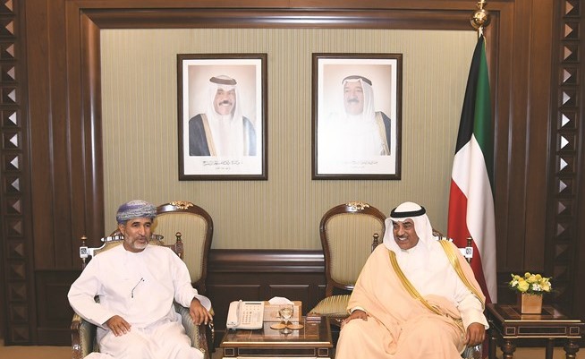 الشيخ صباح الخالد مستقبلا د.أحمد المنظري﻿