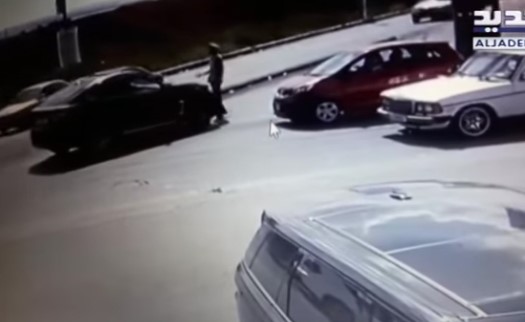 بالفيديو.. حادث دهس متعمد لشرطي لبناني في مدينة صور