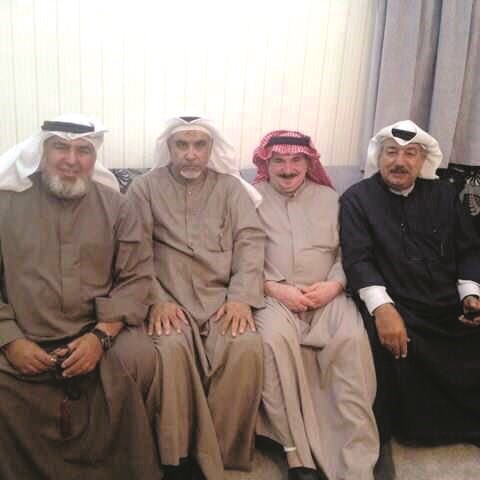 أمير العيد وسعد شرار وصالح إسحاق وفيصل الثويني﻿