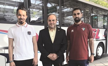 احمد عجب وحسين فاضل مع عادل الجسام﻿