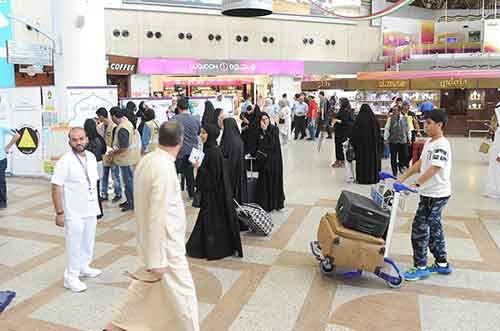 "الطيران المدني" مستعدون لخدمة 9 آلاف حاج في المطار