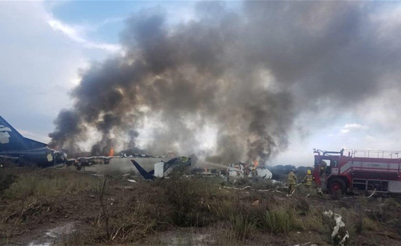بالفيديو.. ركاب الطائرة المكسيكية يُسجّلون اللحظات المرعبة قبل حادث التحطّم
