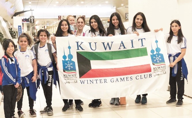 لاعبات منتخب الكويت للفيغر﻿