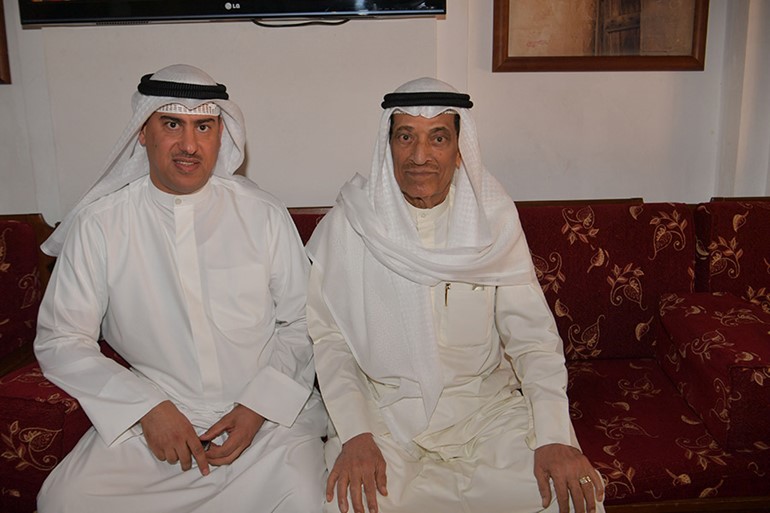 ناصر المحمد زار ديوانية الروضان