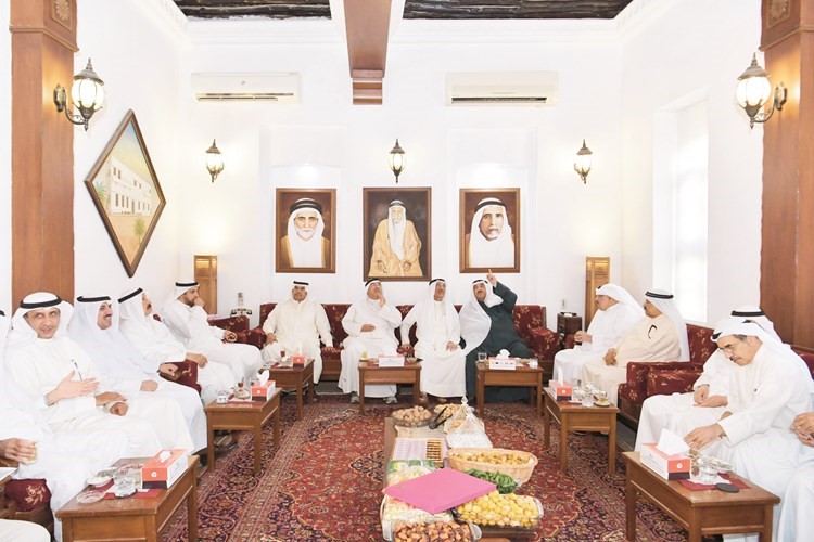 سمو الشيخ ناصر المحمد وروضان الروضان وحديث ودي في ديوانية الروضان﻿