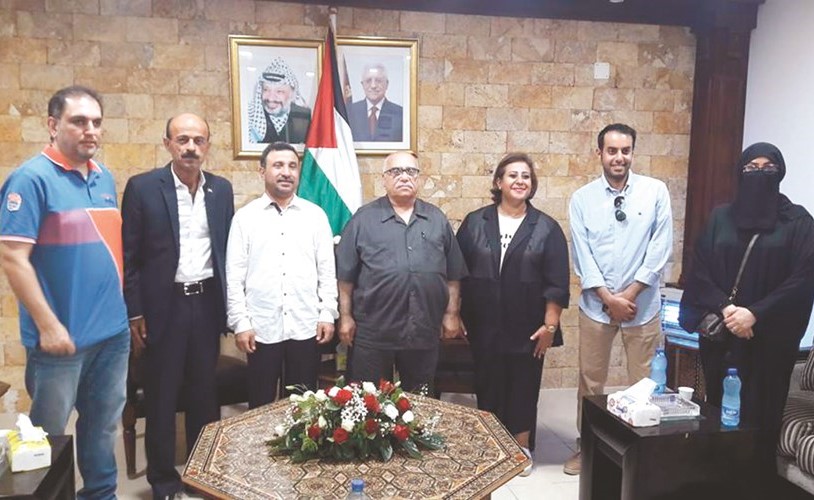  وفد التربية الموجود في فلسطين ﻿