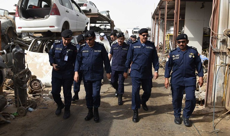 حملة أمنية شاملة على أمغرة : التدقيق على 1024 شخصاً أحيل 280 منهم إلى الإبعاد وتحرير 300 مخالفة مرورية وحجز 15 مركبة