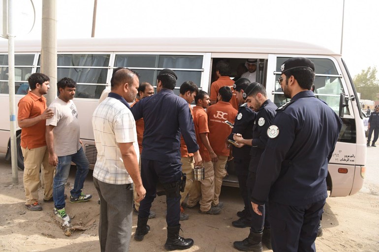 حملة أمنية شاملة على أمغرة : التدقيق على 1024 شخصاً أحيل 280 منهم إلى الإبعاد وتحرير 300 مخالفة مرورية وحجز 15 مركبة