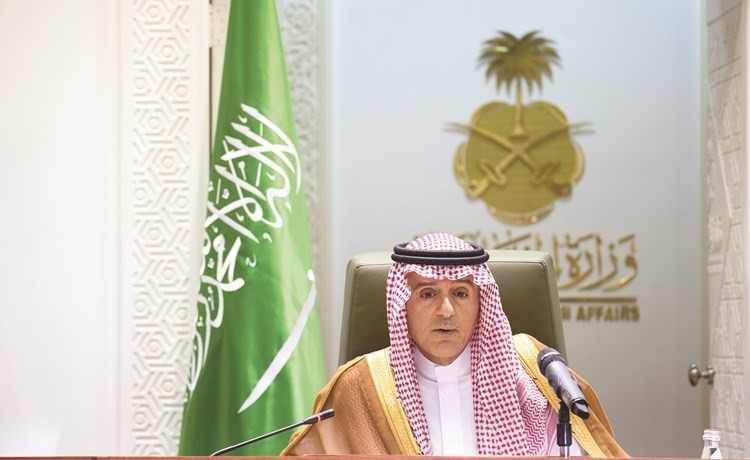 وزير الخارجية السعودي عادل الجبير﻿