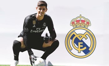 كورتوا: اللعب لريال مدريد حلمي منذ الطفولة