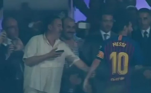 تصرف لميسي في نهائي السوبر الاسباني يثير الجدل