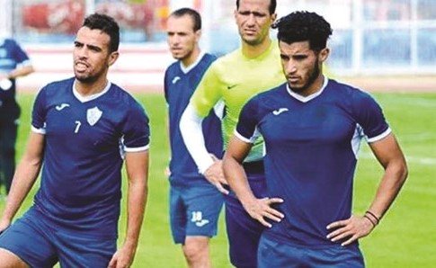 لاعبو الزمالك خلال احدى التدريبات﻿