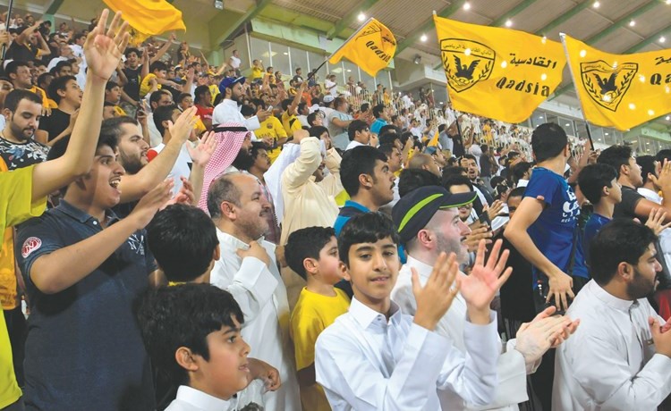 فرحة جماهير القادسية بكأس السوبر			 (قاسم باشا)﻿