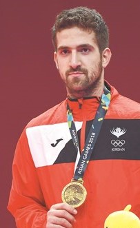 الأردني حمزة قطان 	(أ.ف.ب)﻿