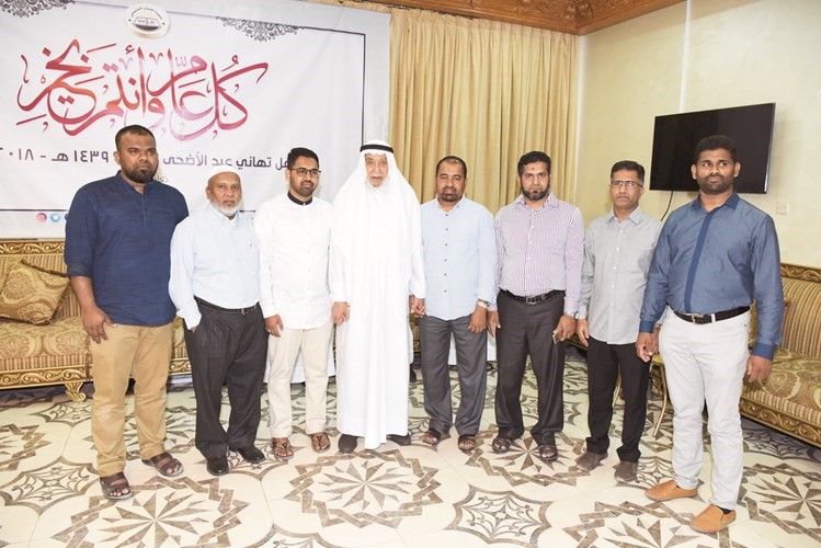 د. المذكور وعدد من المهنئين﻿