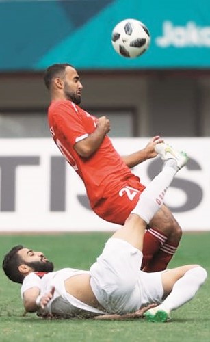 المنتخب السوري تخطى نظيره الفلسطيني ﻿