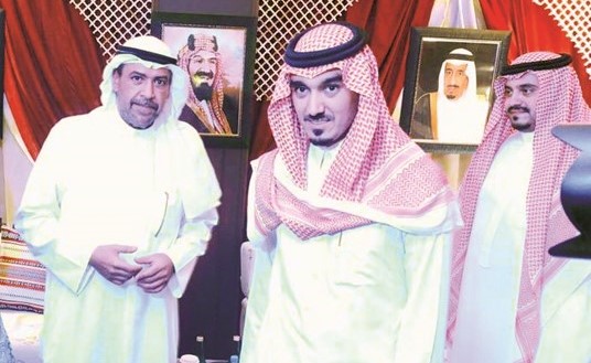 الشيخ أحمد الفهد وصاحب السمو الملكي الأمير عبدالعزيز بن تركي الفيصل﻿