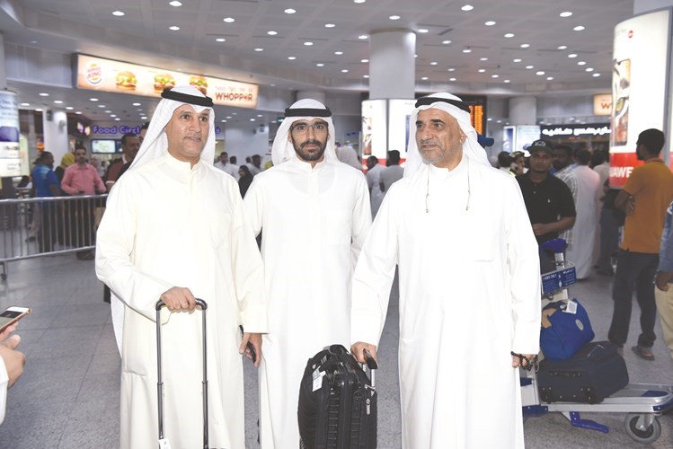 عدد من الحجاج العائدين إلى أرض الوطن﻿