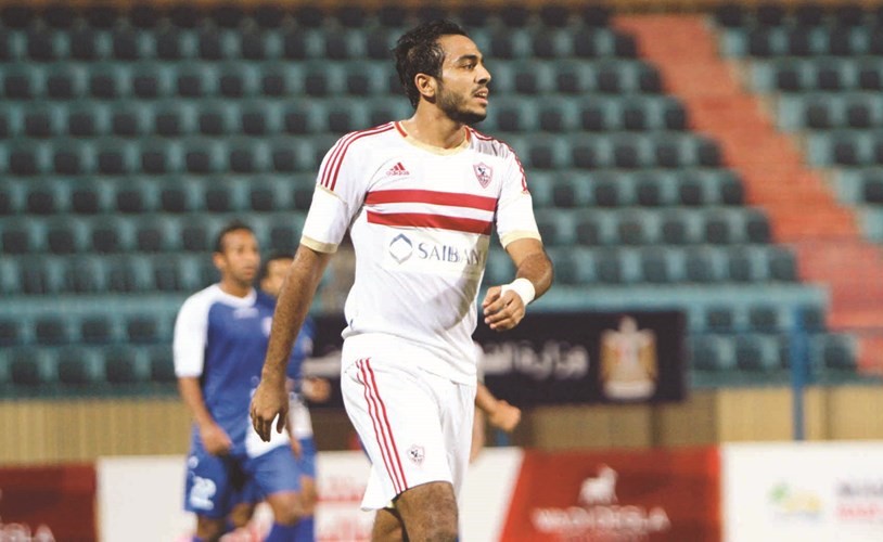 اللاعب محمود كهربا من العناصر البارزة في صفوف الزمالك﻿