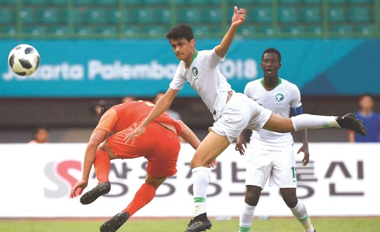 المنتخب السعودي نجح في تخطي الصين 	(ا. ف. پ)﻿