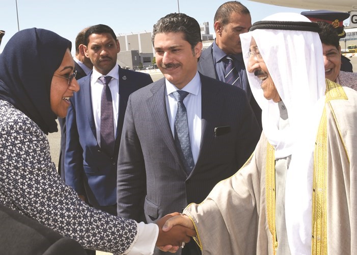 ترحيب بصاحب السمو الأمير لدى وصوله إلى الولايات المتحدة ﻿