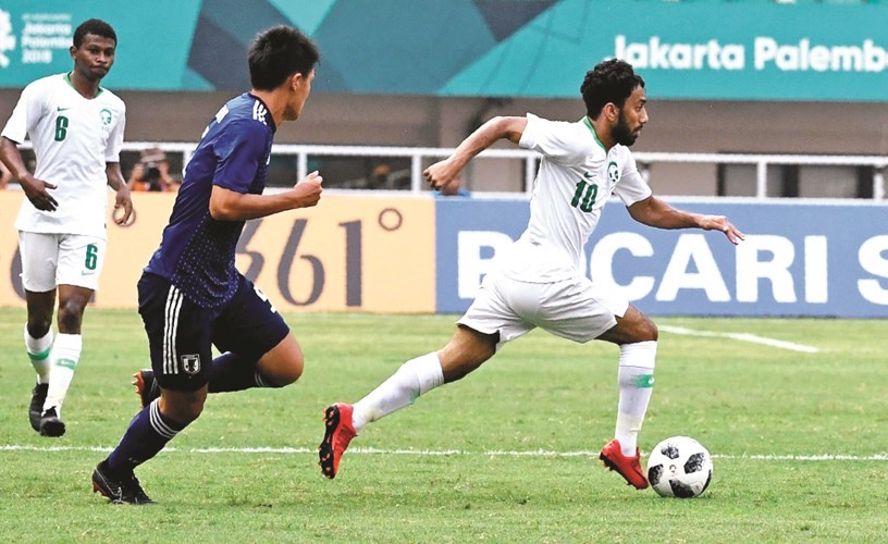 المنتخب السعودي لم يوفق أمام اليابان 	(أ.ف.پ)﻿