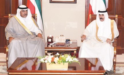 سمو نائب الأمير مستقبلا الشيخ صباح الخالد ﻿