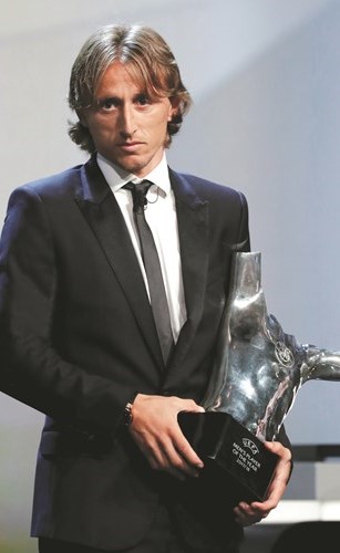 مودريتش أفضل لاعب  في أوروبا