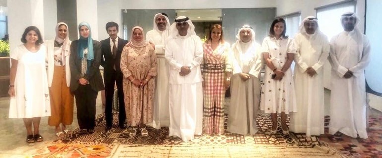 النائب الأول استقبل أعضاء «الأعلى للتخطيط» وجهاز تطوير ميناء مبارك وجزيرة بوبيان ومجموعة كفو المنصة الشبابية