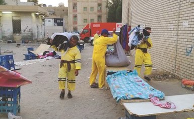 جانب من الجولة على الملابس المستعملة ﻿