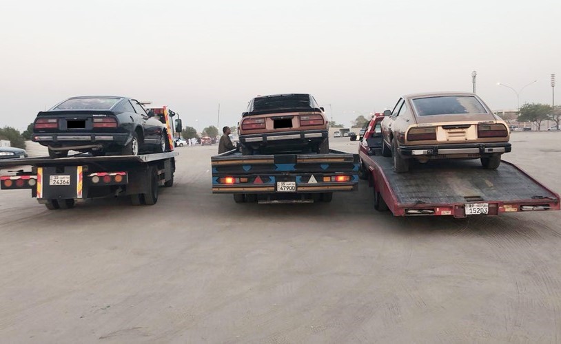 3 مركبات في طريقها للحجز ﻿