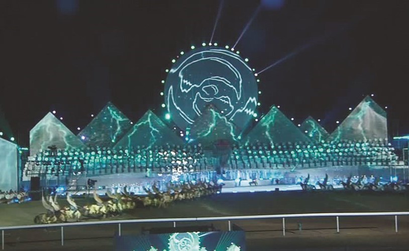 افتتاح دورة ألعاب البدو في قرغيزستان﻿