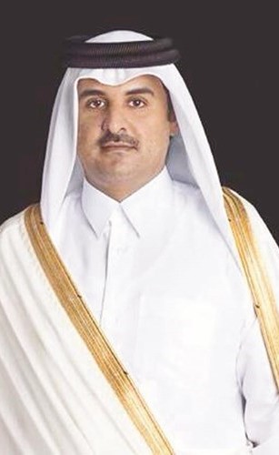 أمير قطر الشيخ تميم بن حمد آل ثاني 	(انترنت)﻿