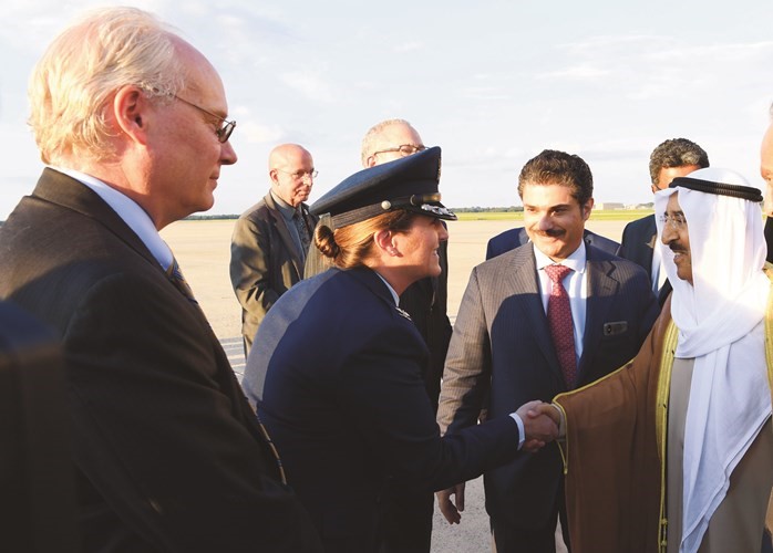 ترحيب بصاحب السمو الامير ﻿