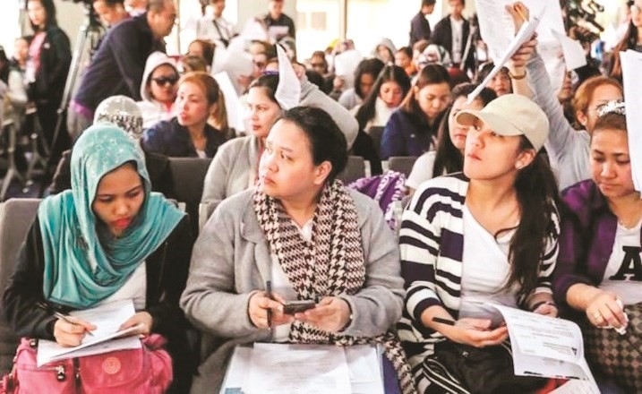 351 مليون دولار تحويلات العمالة الفلبينية بالكويت بالنصف الأول