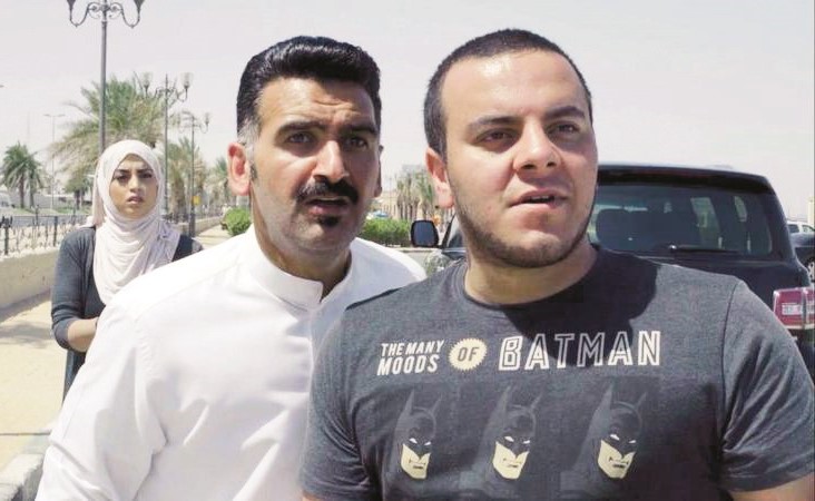 مشهد من فيلم حاتم صديق جاسم﻿