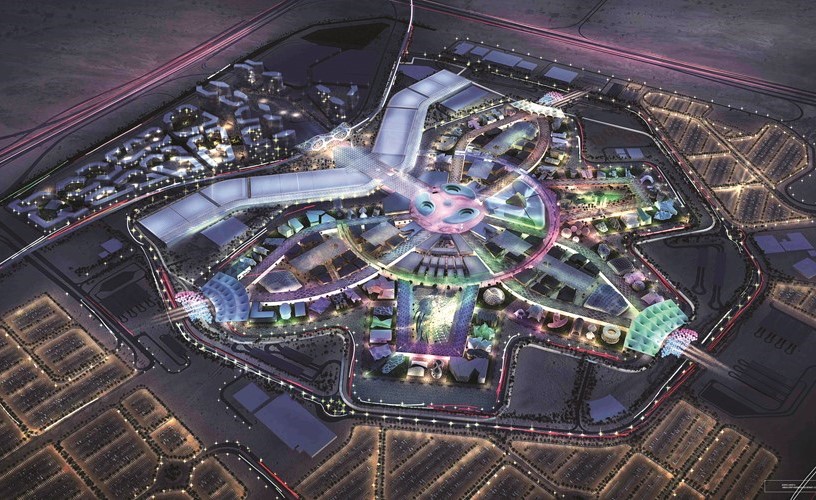 المخطط الرئيسي لموقع إكسبو 2020﻿