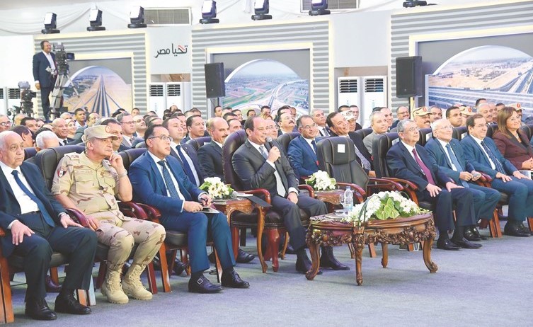 الرئيس عبدالفتاح السيسي يشهد حفل اكتمال المشروع الدائري الإقليمي وافتتاح مشروعات محاور النيل والطرق والكباري﻿