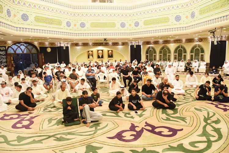 جانب من الحضور في مجلس الذكر بحسينية الأوحد﻿