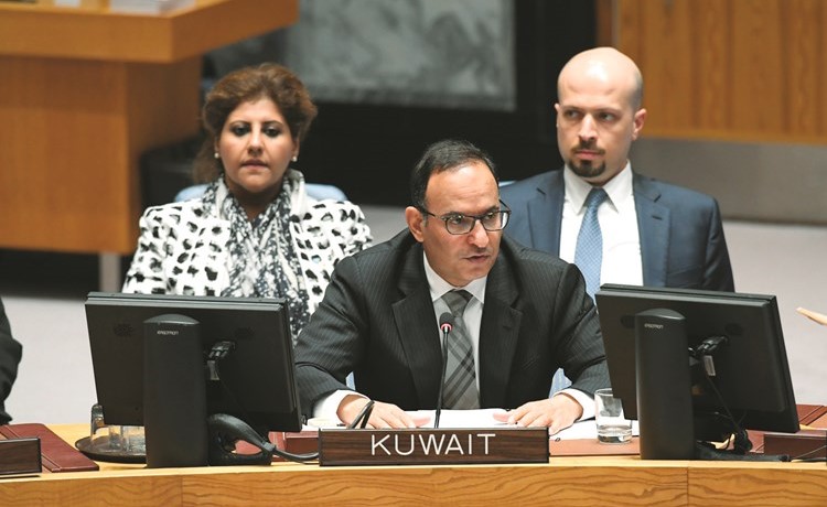  السفير منصور العتيبي يلقي كلمته﻿
